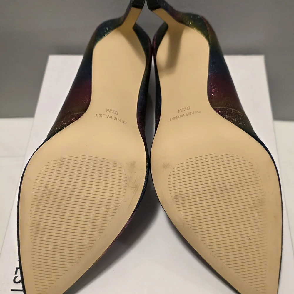 BRAND NEW Nine West Multicolor Tatiana Stilletto Heels - Picture 7 of 7